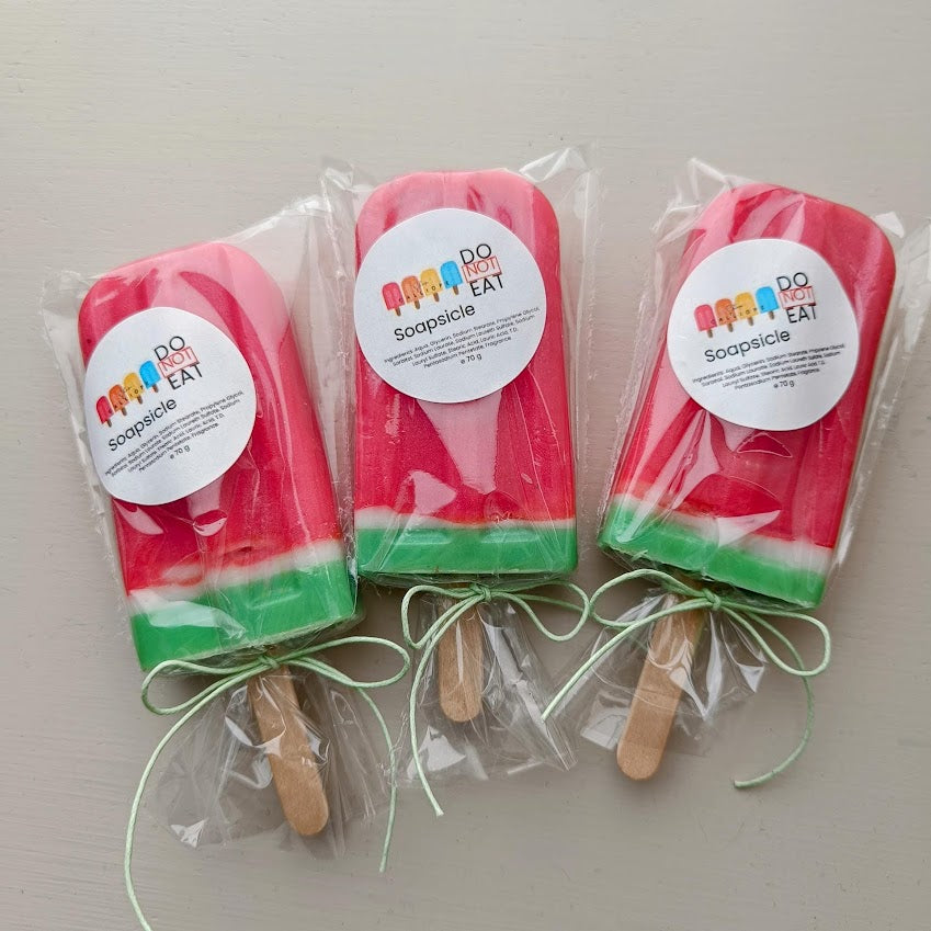 Σαπούνι ξυλάκι καρπούζι | Watermelon popsicle soap