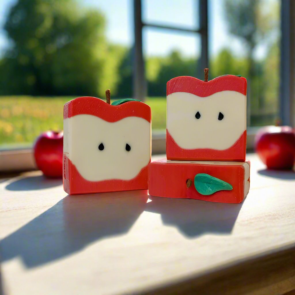 Σαπούνι Μήλο Apple soap, Unique Art Soap