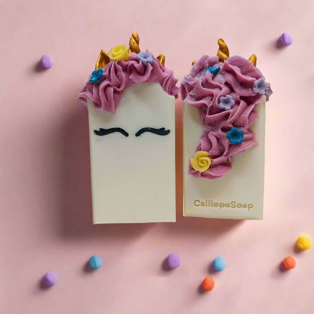 Σαπούνι Μονόκερος Unicorn soap, Unique Art Soap