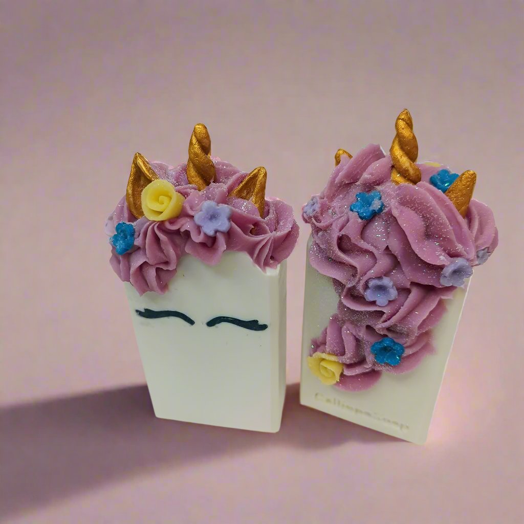 Σαπούνι Μονόκερος Unicorn soap, Unique Art Soap