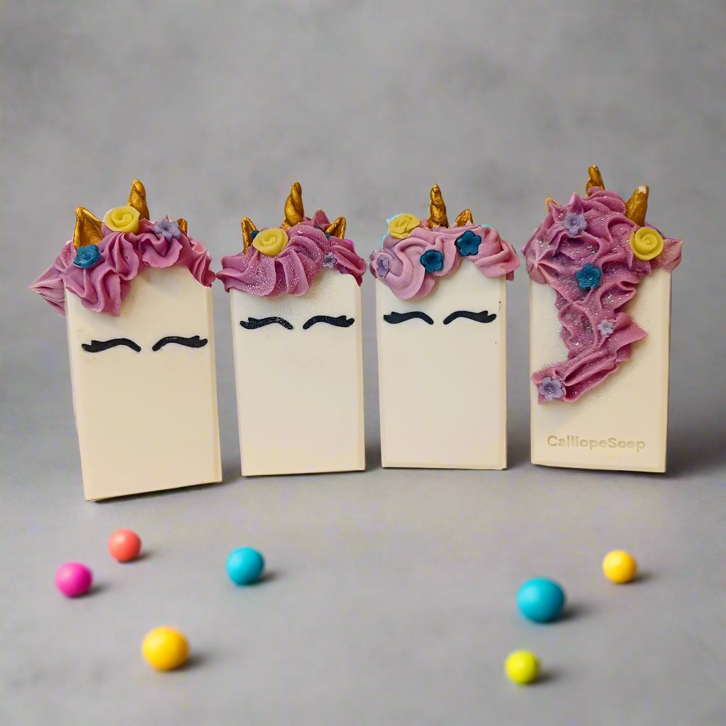 Σαπούνι Μονόκερος Unicorn soap, Unique Art Soap