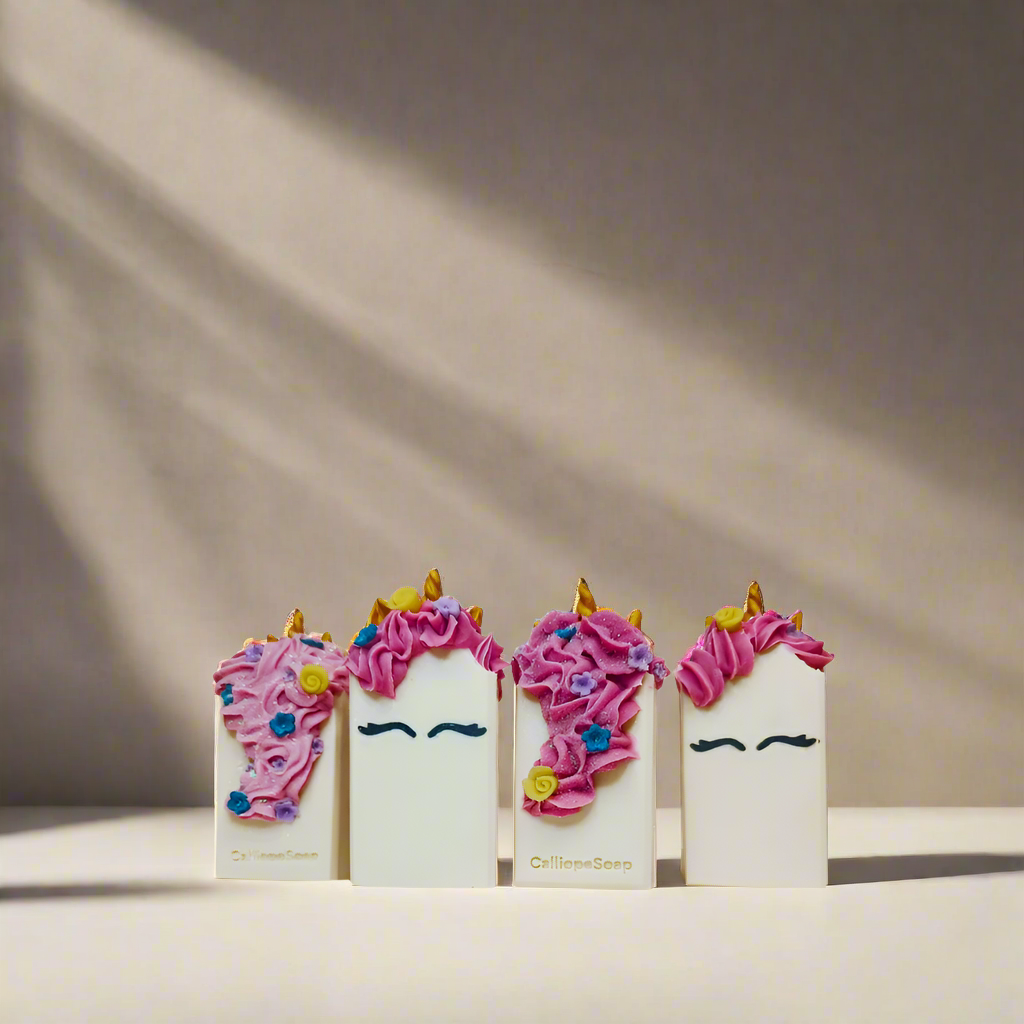 Σαπούνι Μονόκερος Unicorn soap, Unique Art Soap