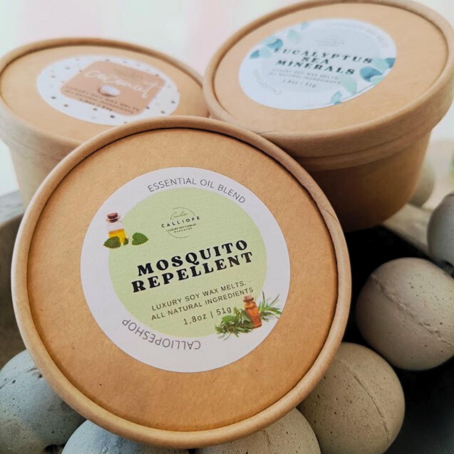 Αντικουνουπικό Wax melt Soy wax με αιθέρια έλαια