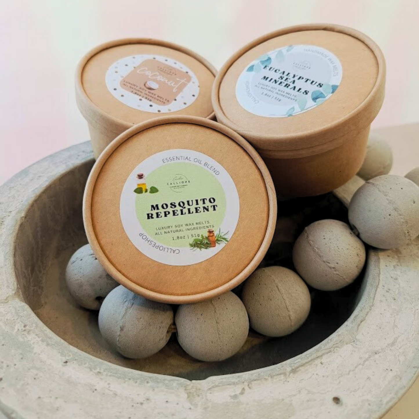 Αντικουνουπικό Wax melt Soy wax με αιθέρια έλαια