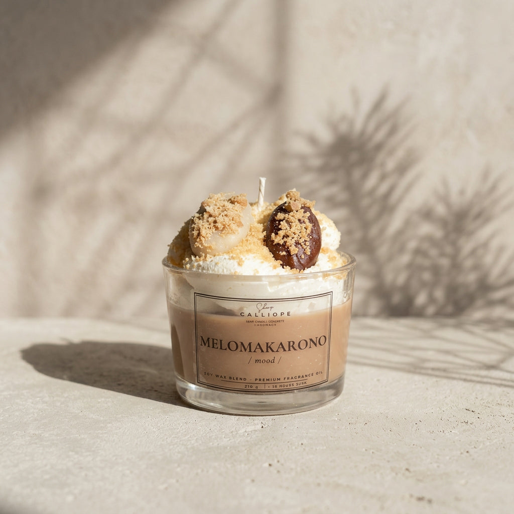 Κερί Μελομακάρονο (Chocolate Edition) - Χριστουγεννιάτικο Κερί | Limited Edition