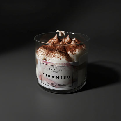 Dessert candle τιραμισού χειροποίητο