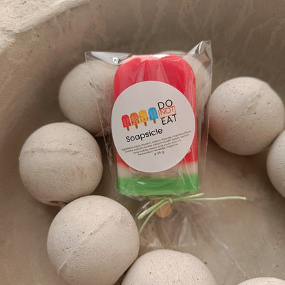 Σαπούνι ξυλάκι καρπούζι | Watermelon popsicle soap