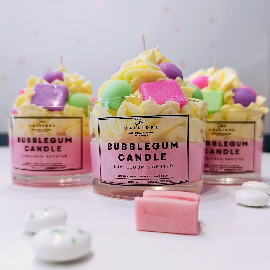 Κερί Bubblegum με άρωμα τσιχλόφουσκα