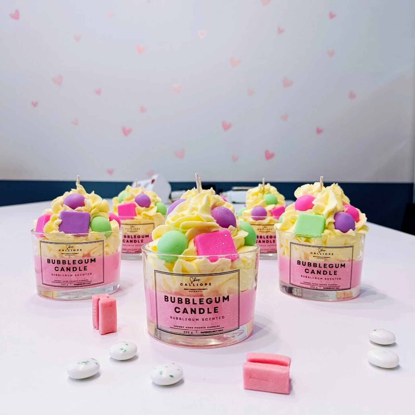Κερί Bubblegum με άρωμα τσιχλόφουσκα