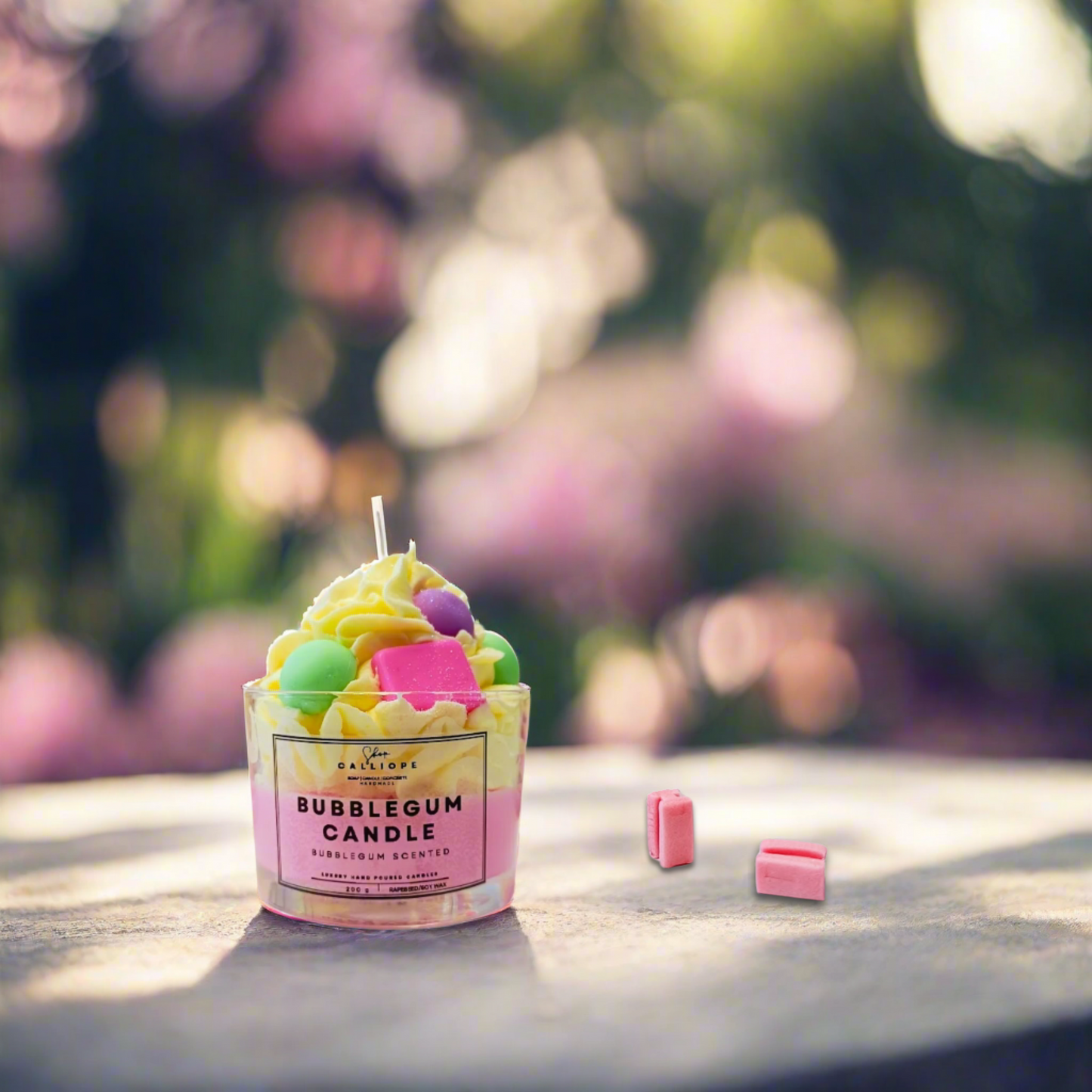 Κερί Bubblegum με άρωμα τσιχλόφουσκα