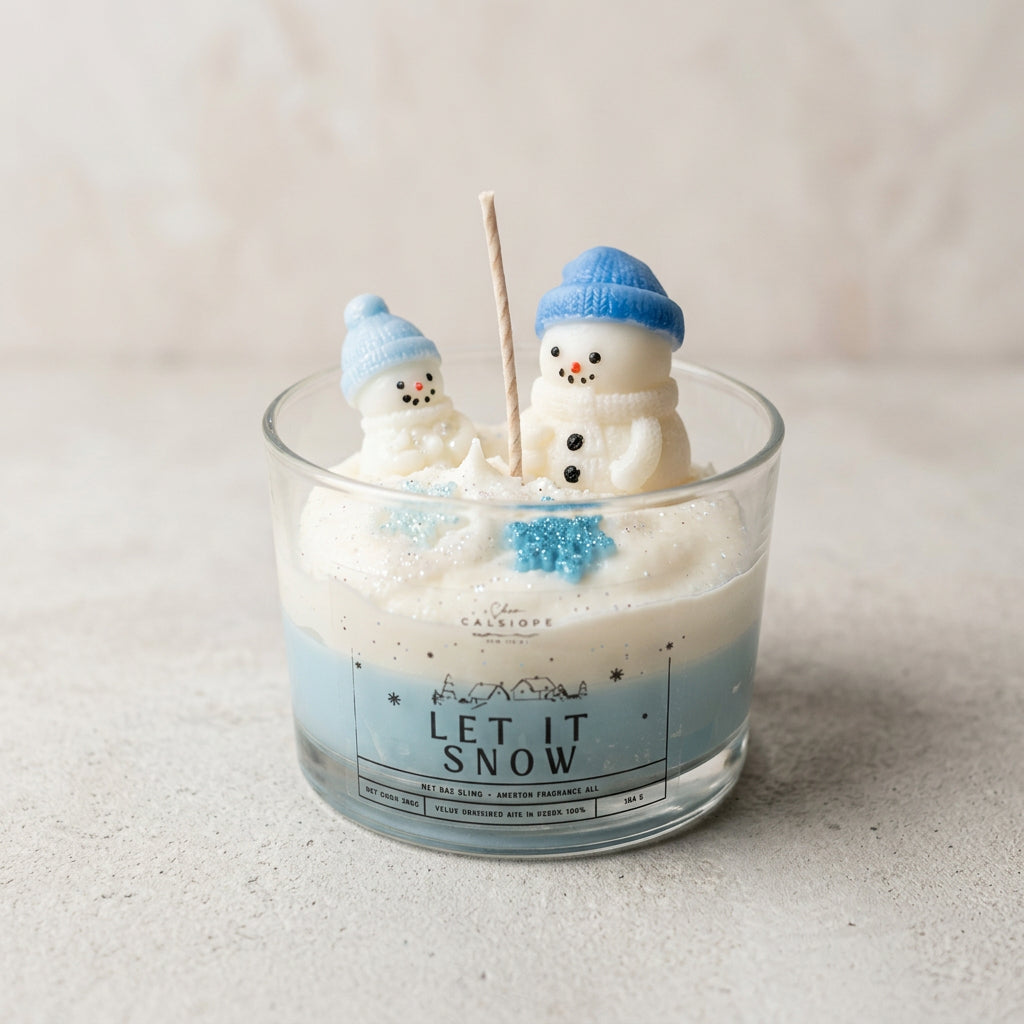 Κερί Let It Snow - Χριστουγεννιάτικο Κερί | Limited Edition