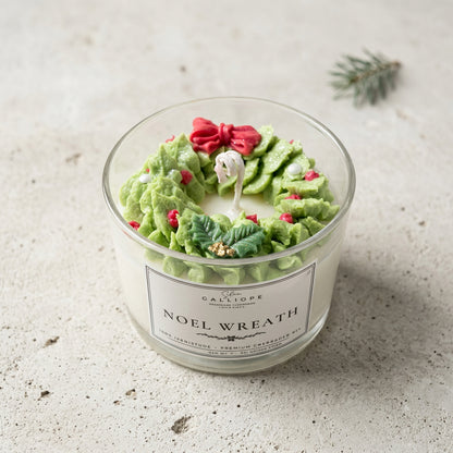 Κερί Noël Wreath- Χριστουγεννιάτικο Κερί | Limited Edition