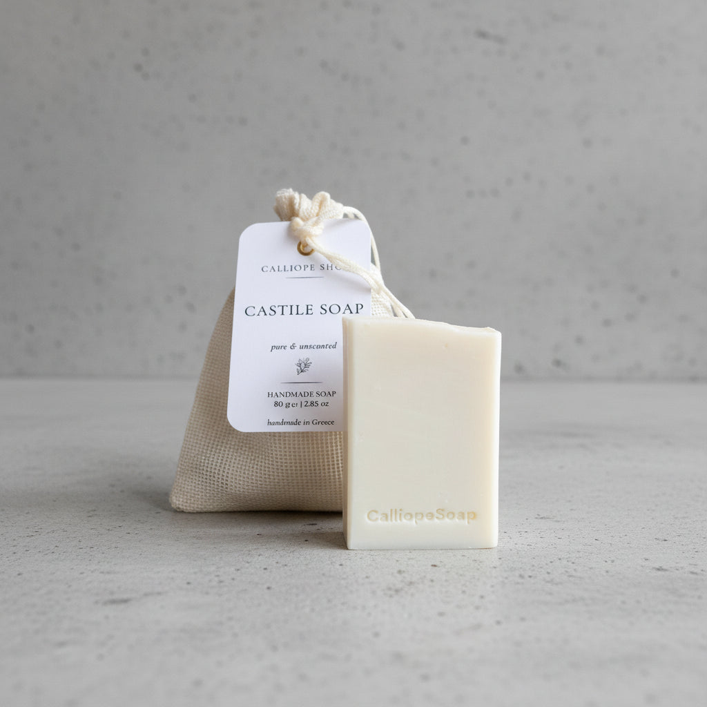 Castile Soap | Χειροποίητο σαπούνι 100% Ελαιολάδου (6μηνης Ωρίμανσης)