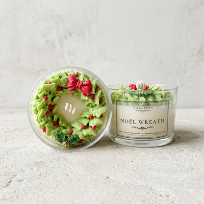 Κερί Noël Wreath- Χριστουγεννιάτικο Κερί | Limited Edition