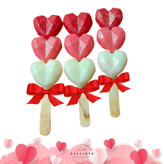 Wax melts heart pops  | Soy Candle | Home Fragrance | 12g