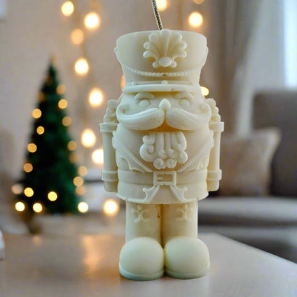 Κερί Καρυοθραύστης Χειροποίητο από Φυτικό Κερί | Χριστουγεννιάτικη Διακόσμηση