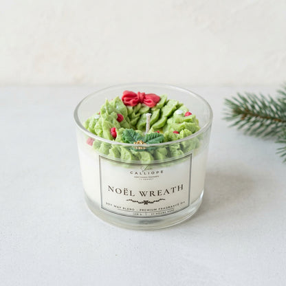 Κερί Noël Wreath- Χριστουγεννιάτικο Κερί | Limited Edition