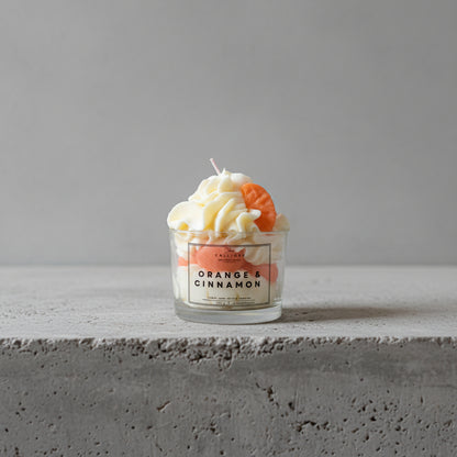 Χειροποίητο Φυτικό Κερί 'Orange & Cinnamon'