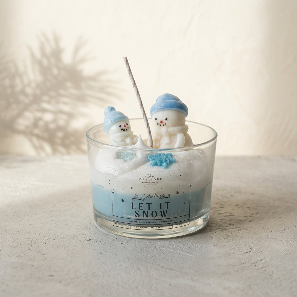 Κερί Let It Snow - Χριστουγεννιάτικο Κερί | Limited Edition