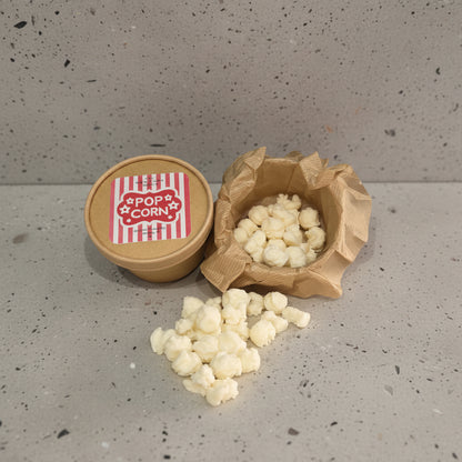 Popcorn wax melts σε κουτί κραφτ 
